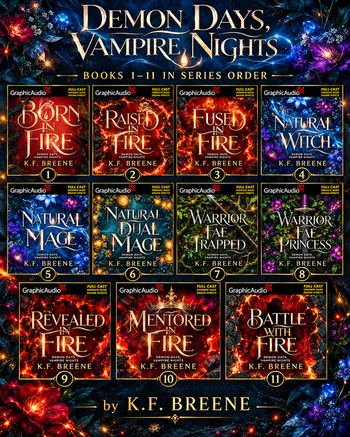 Demon Days, Vampire Nights — Complete 11-Book GraphicAudio Collection **By K.F. Breene | Full-Cast Dramatized Audiobooks - K.F. Breene