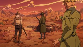 JoJos Bizarre Adventure S06E02 The Sheriffs Request to Mountain Tim 1080p NF WEB-DL DUAL AAC2.0 H.264-VARYG (JoJo no Kimyou na Bouken Part 5: Ougon no